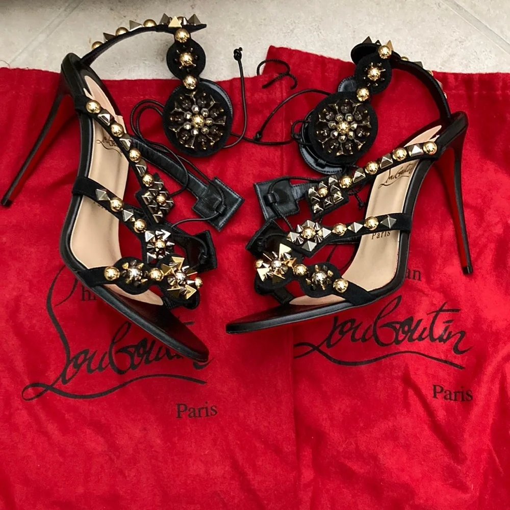 Rare Louboutin Kaleikita heels new - Picture 1 of 16